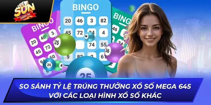So sánh tỷ lệ trúng thưởng Mega 645 với các loại hình xổ số khác