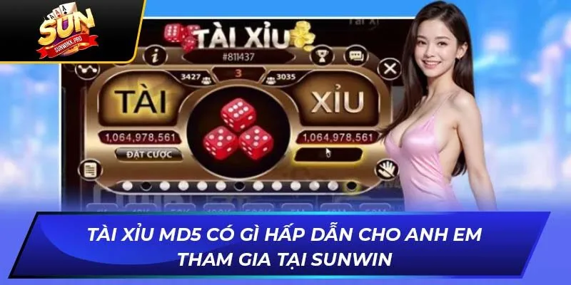 Tài Xỉu Md5 Có Gì Hấp Dẫn Cho Anh Em Tham Gia Tại Sunwin
